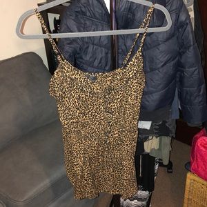 Leopard print blouse